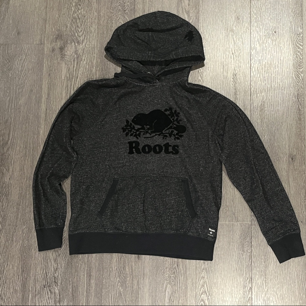 Roots Charcoal Gray Hoodie